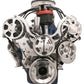 Billet Specialties BS13620 Tru Trac Serpentine System suit SB Ford 289-302-351 Windsor Polished With A/C & Without Power Steering