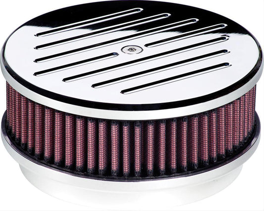 Billet Specialties BS15120 6-3/8" X 3" Air Cleaner Polished Alloy Ball-Milled