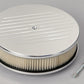 Billet Specialties BS15220 Polished Alloy Round 10X3.25" Air Cleaner Ball Milled