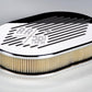 Billet Specialties BS15327 Small Oval Polished Air Cleaner 11.875 X 8.375 X 3"