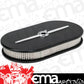 Billet Specialties BS15424 Large Oval Streamline Air Cleaner 15 X 8.5 X 3" Black