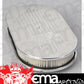 Billet Specialties BS15427 Large Oval Polished Air Cleaner 15 X 8.5 X 3" Flags