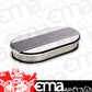 Billet Specialties BS15640 Polished Aluminium Large Oval Air Cleaner Assembly - Ribbed 15" X 8-1/2" X 3"