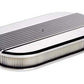 Billet Specialties BS15640 Polished Aluminium Large Oval Air Cleaner Assembly - Ribbed 15" X 8-1/2" X 3"