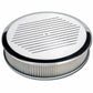 Billet Specialties BS15820 14 X 3" Round Polished Allloy Air Cleaner Ball Milled