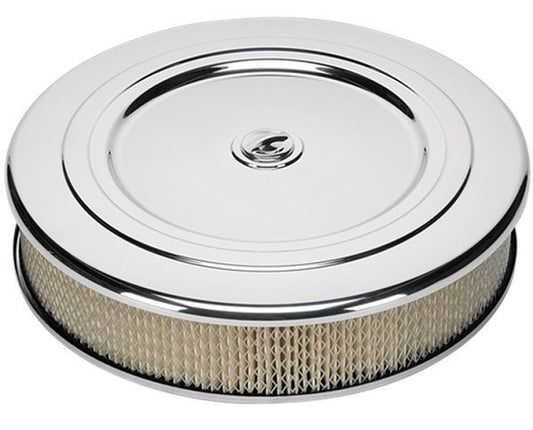 Billet Specialties BS15837 Classic Round 14" Air Cleaner Polished Alloy