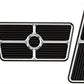 Billet Specialties BS198625 3 Piece Black Anodised Pedal Cover Kit