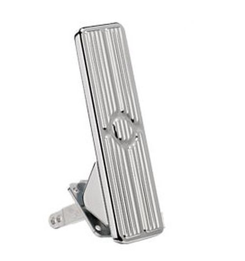 Billet Specialties BS199270 Polished Alloy Accelerator Pedal Floor Mount 4 X 2"