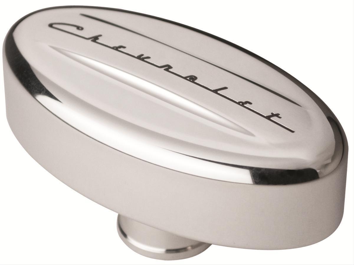 Billet Specialties BS20923 Polished Alloy Retro Breather Chevrolet Logo