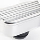 Billet Specialties BS20950 Polished Alloy Oval Valve Cover Breather Ribbed