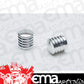 Billet Specialties BS248815 Polished Alloy Wiper Stem Covers Ribbed Style
