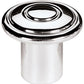 Billet Specialties BS26002 Dash Knob Classic Style Polished Alloy 3/16" Bore