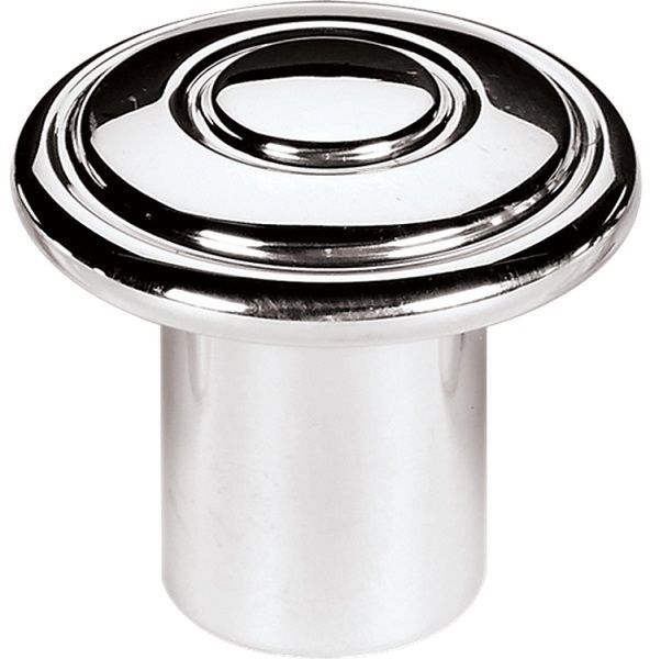 Billet Specialties BS26002 Dash Knob Classic Style Polished Alloy 3/16" Bore