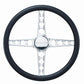 Billet Specialties BS29540 14" Billet "Sprint" Steering Wheel Half Wrap, Horn And Adapter Sold Separately
