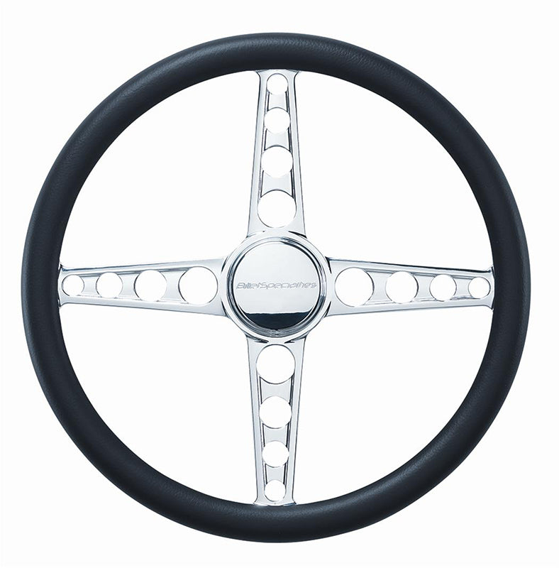 Billet Specialties BS29540 14" Billet "Sprint" Steering Wheel Half Wrap, Horn And Adapter Sold Separately