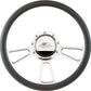 Billet Specialties BS30425 14" Billet "Vintec" Steering Wheel Half Wrap Horn Button And Adapter Sold Separately