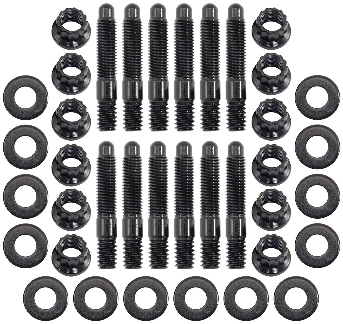 Aeroflow AF37-1501 Universal Valve Cover Stud Kit1/4-20" Oal 1.50" Pack Of 12