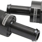 Aeroflow AF214-06-05DBLK Straight -6AN Hose End To 5/16Barb Teflon 200 Series Black