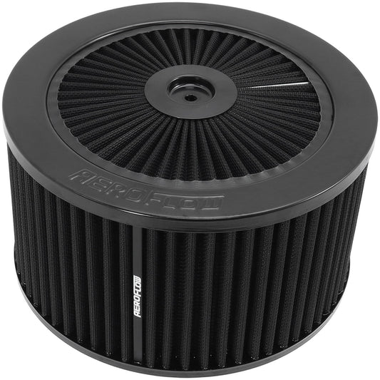 Aeroflow AF2251-1375 9" X 5" Full Flow Air Cleanerassembly 5-1/8" Black Cotton