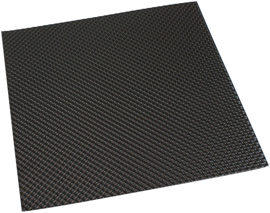 Aeroflow AF91-4581BLK 12" X 24" Aluminium Embossed Heat Shield Cut or Fold Black