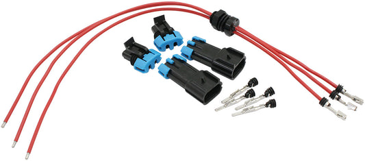 Aeroflow AF49-4047 3 Wire Electrical Terminal Bulkhead Single Positive Red