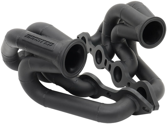 Aeroflow AF8200-2005 Gm LS Twin Turbo Manifolds Long Runner (pair) Forward V-BAN