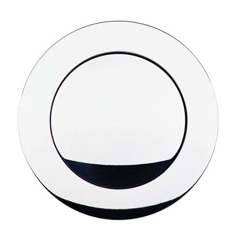 Billet Specialties BS32125 Billet Horn Button Large Plain