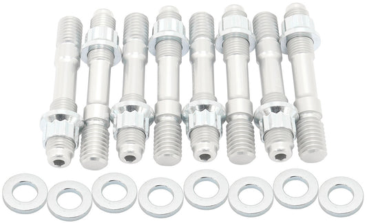 Aeroflow AF37-0603 BLOWER STUD KIT SILVER STUDS SILVER FINISH 2.9" OAL