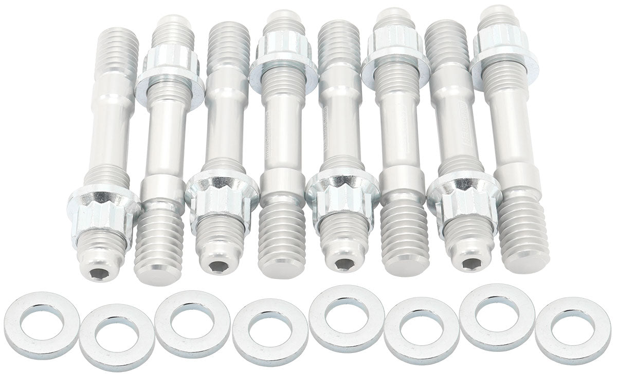 Aeroflow AF37-0603 BLOWER STUD KIT SILVER STUDS SILVER FINISH 2.9" OAL