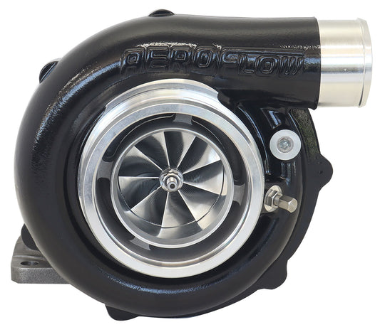 Aeroflow AF8005-3060BLK BOOSTED 6262.82 T3 FLANGE V-BAND OUTLET G35 900 BLACK