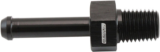 Aeroflow AF841-03-01BLK Male 1/16" Npt To 3/16" Barb Black Straight Male To Male