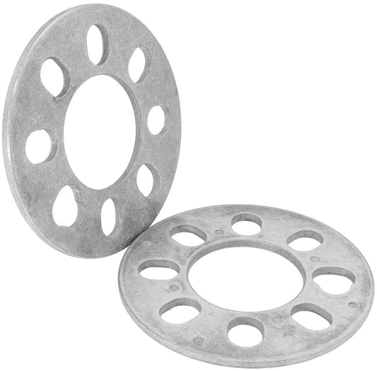 Aeroflow AF3100-0005 Slip On Wheel Spacers 1/4" 6.3mm (pair) Alloy 4 X 4.5" Bc
