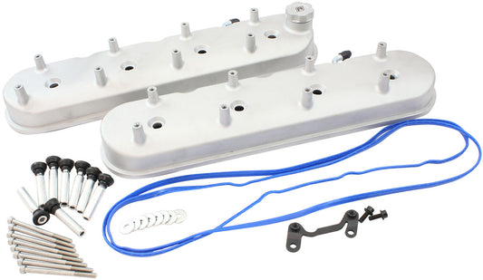 Aeroflow AF77-5019 Gm LS Factory Valve Covers Cast Tall Height Natural Cast