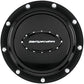 Billet Specialties BS32719 Pro Style Horn Button - Black Anodized Riveted With Black Logo & Polished Rivets