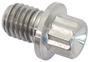Aeroflow AF3502-0393 M8x1.25 TITANIUM BOLT 10mm UHL12 POINT SINGLE M8 x 1.25mm