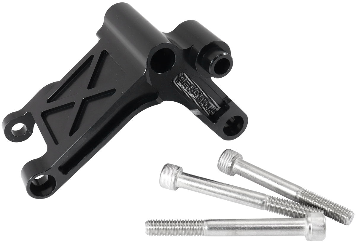 Aeroflow AF64-4098BLK CHEV LS ALTERNATOR BRACKET VE VF COMMODORE BELT LINE BLAC