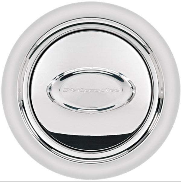Billet Specialties BS32720 Pro Style Horn Button - Polished Smooth With Polished Logo