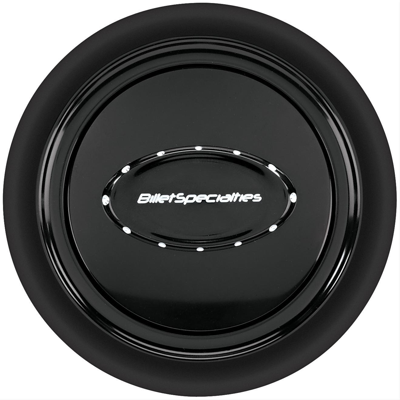 Billet Specialties BS32729 Horn Button Smooth Black