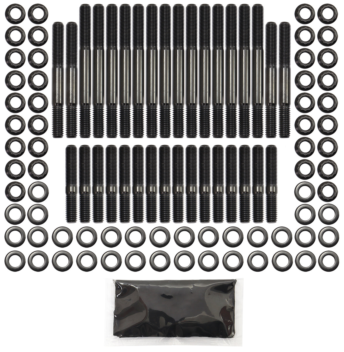 Aeroflow AF37-2000 Small Block Chev Head Stud Kit12Pt, Oe, Af,Edel,Brodix,Dart Sbc Aeroflow - Af 37-2000