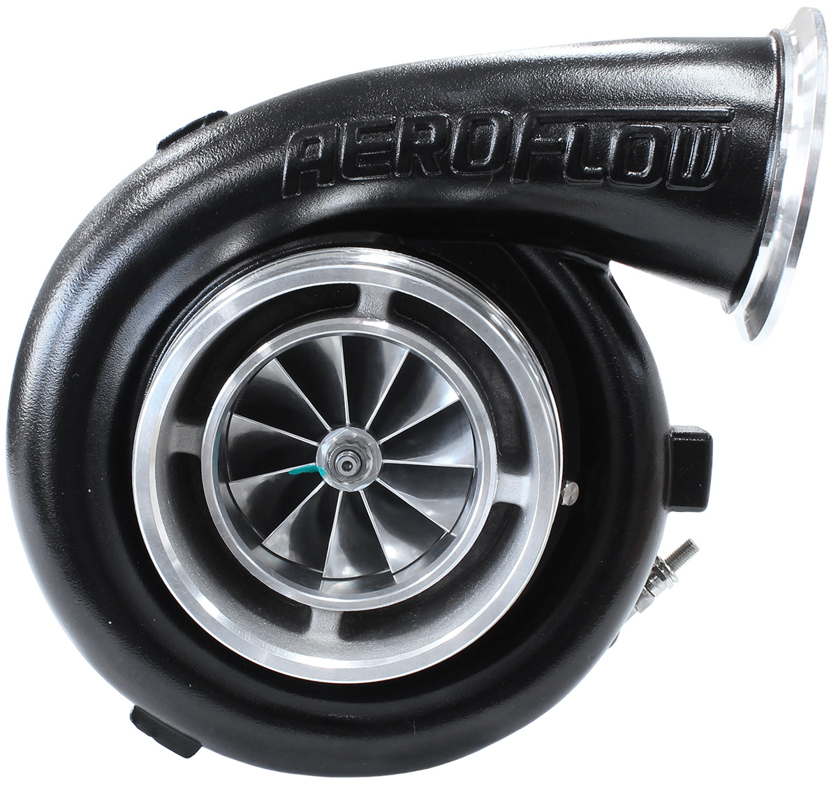 Aeroflow AF8005-4015BLK Boosted 8077 1.16 V-Band VBand Outlet Gtx4508 Black