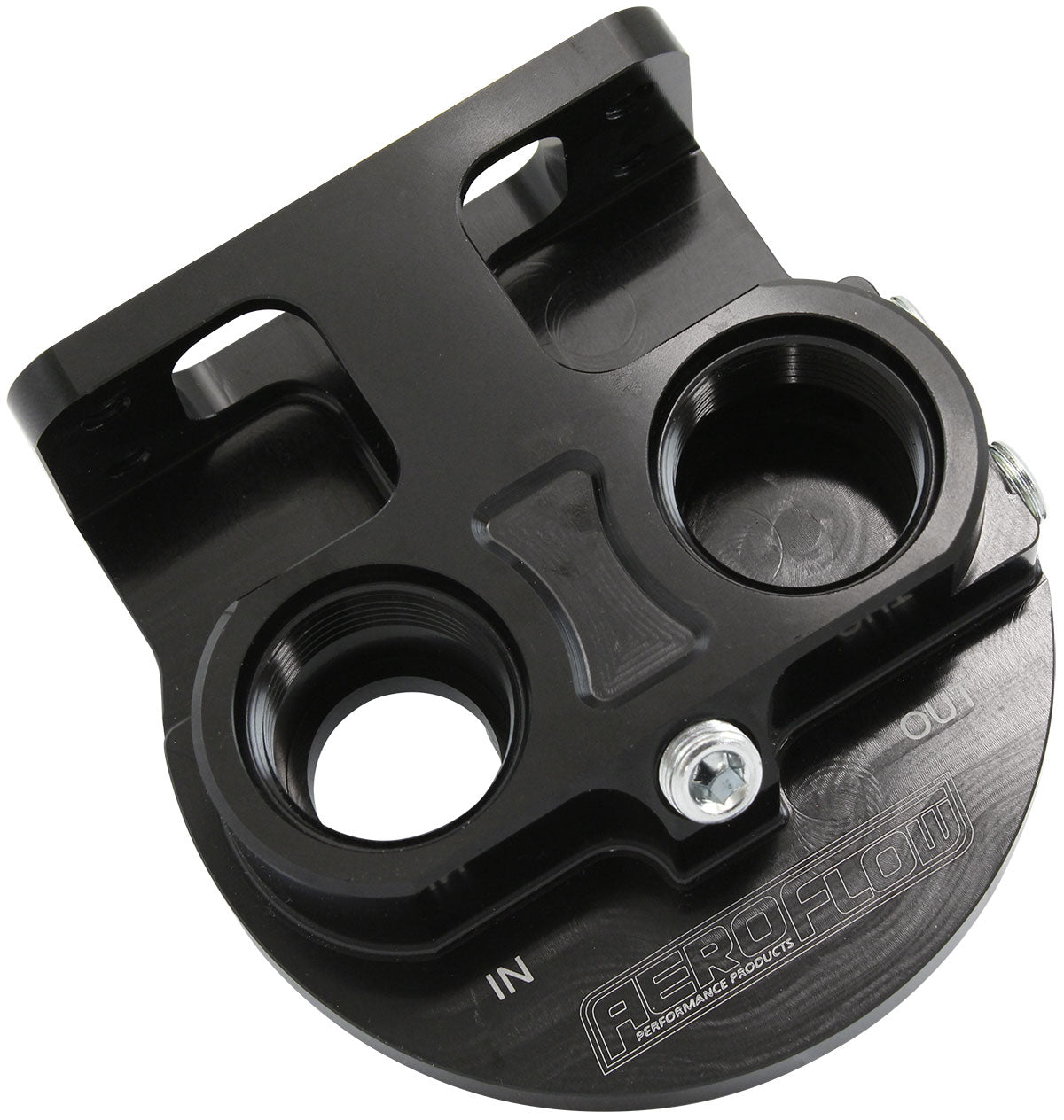 Aeroflow AF64-2275 Remote Filter Head Top Entry -12 orb Port 13/16"-16 Filter