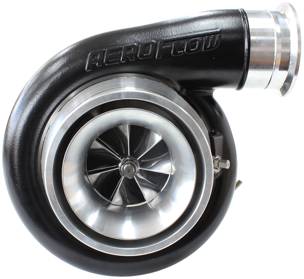 Aeroflow AF8005-4018BLK Boosted 8075 1.10 T4 Twinentryv-Band Outlet Bb S480 Black