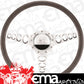 Billet Specialties BS34445 16.5" Billet "Outlaw" Steering Wheel Half Wrap Horn Button And Adapter Sold Separately