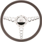 Billet Specialties BS34445 16.5" Billet "Outlaw" Steering Wheel Half Wrap Horn Button And Adapter Sold Separately