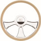 Billet Specialties BS34765 16.5" Billet "Chicayne" Steering Wheel Half Wrap Horn Button And Adapter Sold Separately