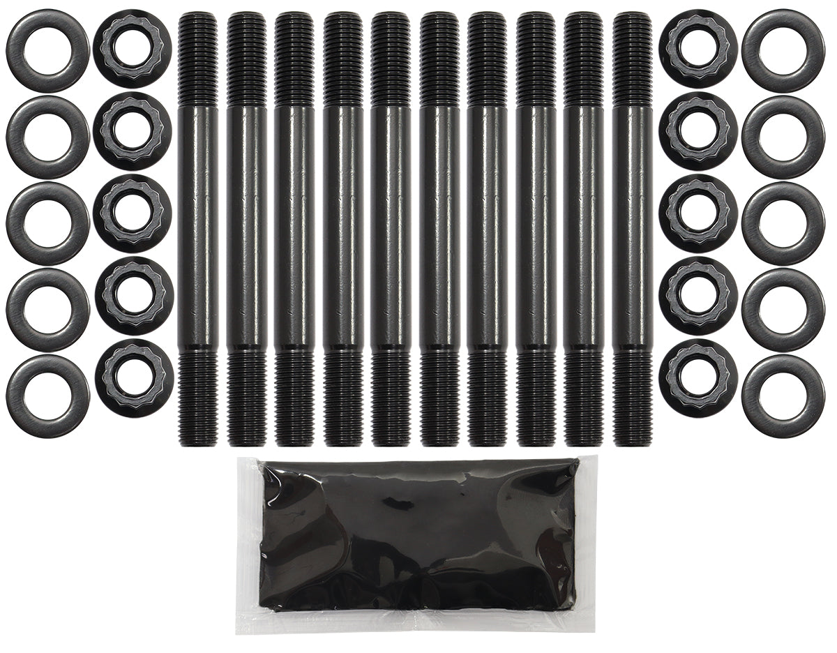 Aeroflow AF37-2050 Mitsubishi 4G63 Head Stud Kit 12 Point Evolution M11 94 Up