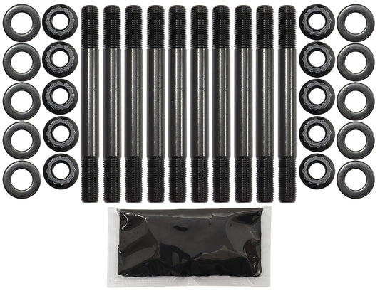 Aeroflow AF37-2050 Mitsubishi 4G63 Head Stud Kit 12 Point Evolution M11 94 Up