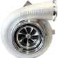 BOOSTED 98102 V-Band 1.22 Turbocharger 2500HP, Natural Cast Finish (External Wastegate, V-Band Inlet & Exhaust Flanges)