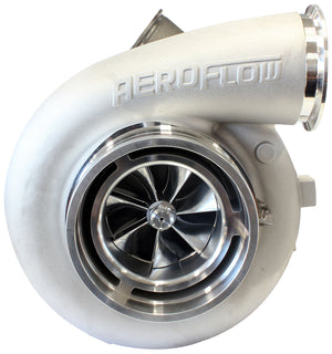 BOOSTED 98102 V-Band 1.22 Turbocharger 2500HP, Natural Cast Finish (External Wastegate, V-Band Inlet & Exhaust Flanges)