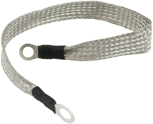Aeroflow AF49-1094 Earth Strap 400mm Long Ground BraIDed Wire 5/16" 3/8" Eyelet